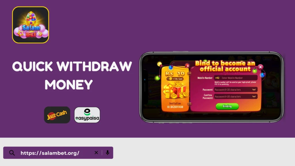 Salam Bet Game withdraw